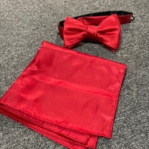 Alfani Bow Tie and Pocket Square
